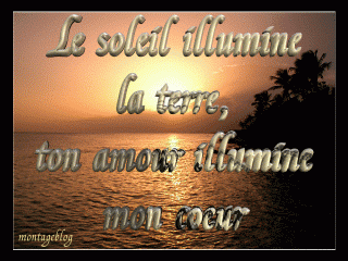 Le soleil de mon coeur